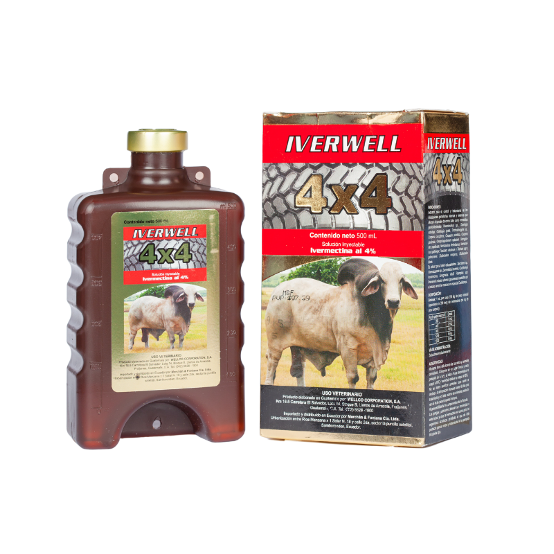 IVERWELL 4 X 4 FRASCO X 500 ML